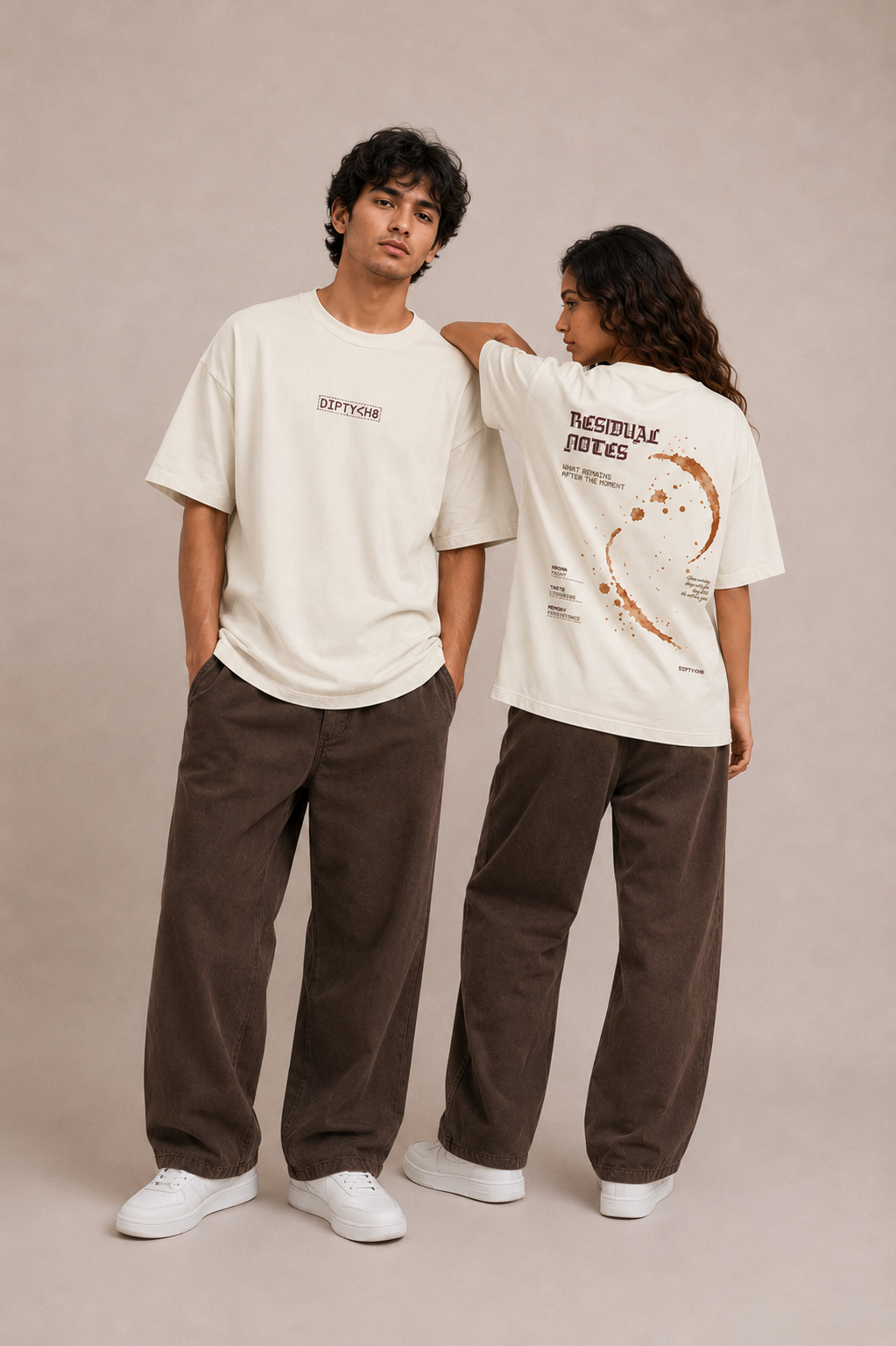 RESIDUAL NOTED OVERSIZED TEE