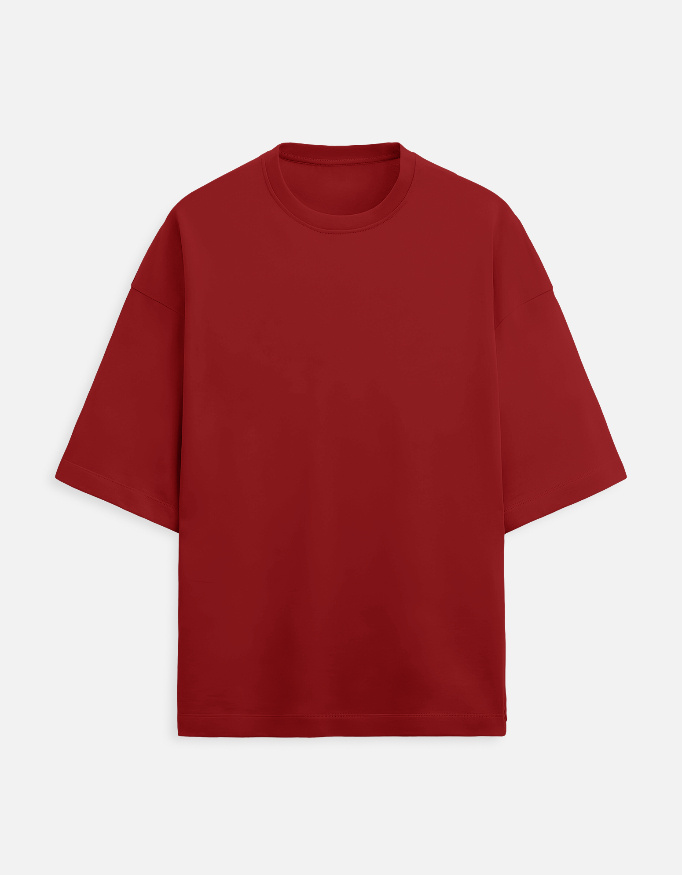 PLAIN OVERSIZE TEE